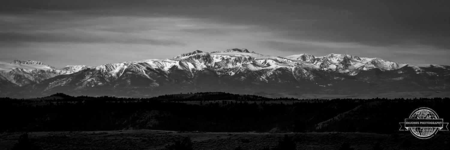 Sunrise on the Beartooth Mountains photo print